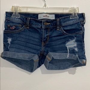 Hollister denim shorts, size 0 short shorts